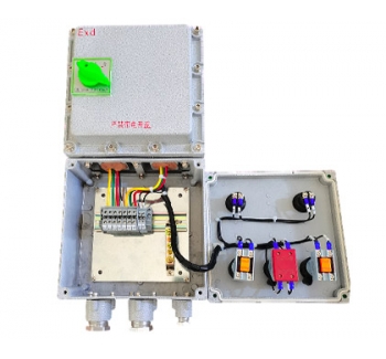 帶防雨罩戶外防爆磁力啟動器 單回路電磁啟動配