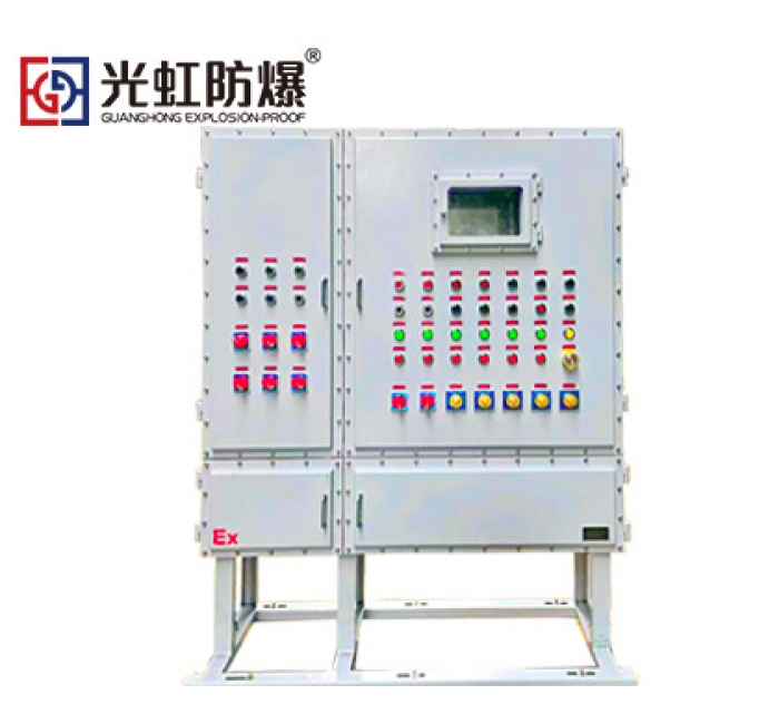 BXMD防爆配電柜碳素鋼板焊接  就地立式觸摸屏防