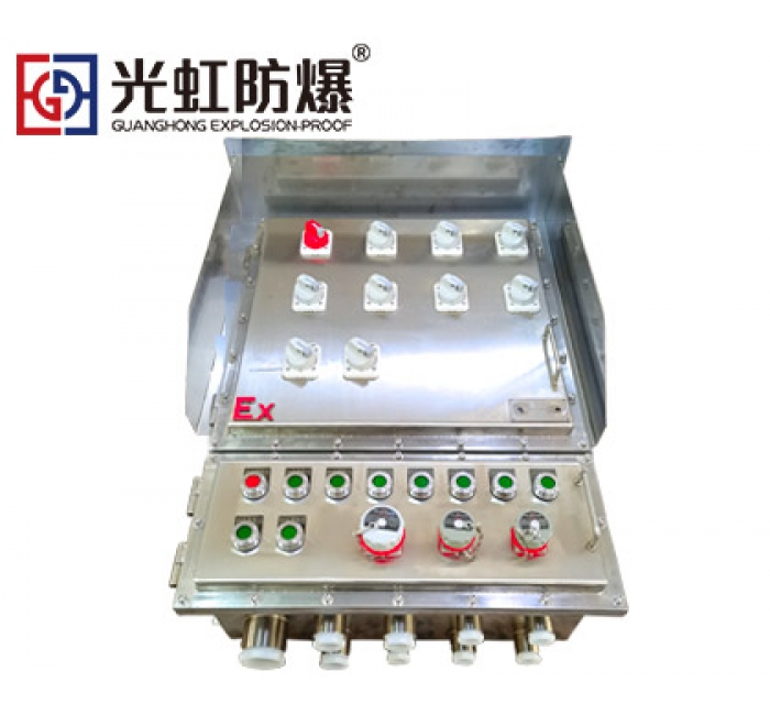 304不銹鋼防爆配電箱帶防雨罩